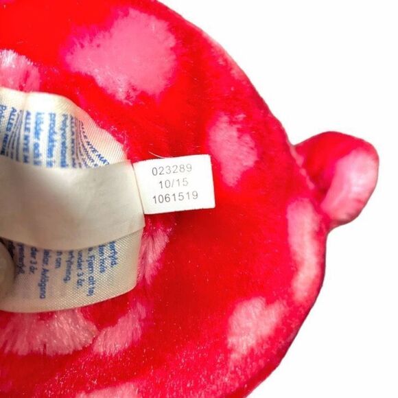 Build A Bear Teddy Bear Plush Hearts Red Pink 16” Stuffed Animal Valentines Day - Picture 9 of 11